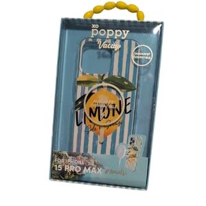 XO Poppy  iPhone 15 Pro Max Case #Amalfi Limone